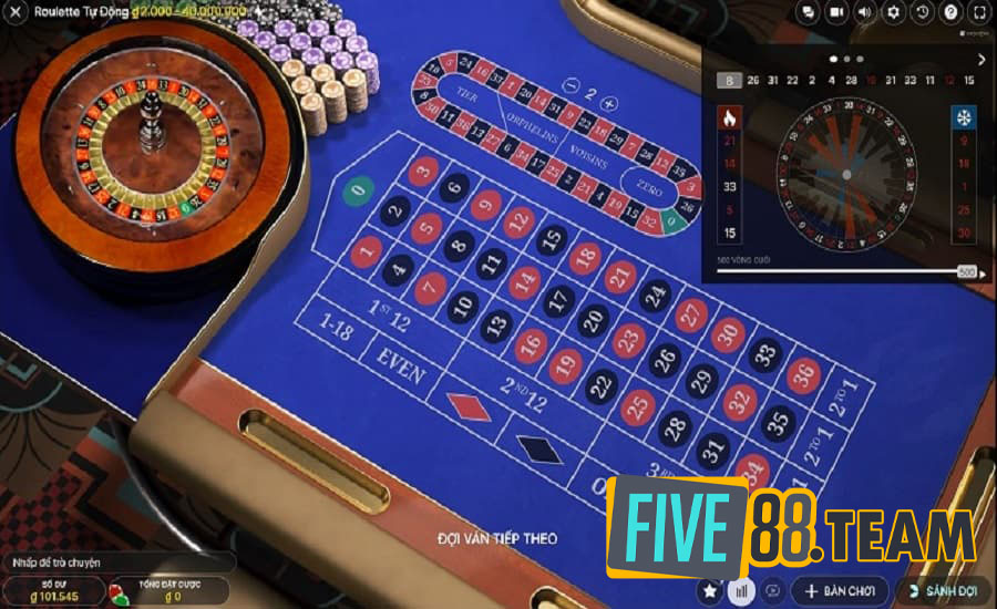 Five88 giới thiệu cách chơi Roulette 